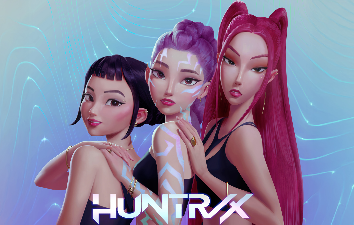 Дървен Пъзел KPop Demon Hunters / HUNTRIX 120 части + Подарък Магнит Вариант 2