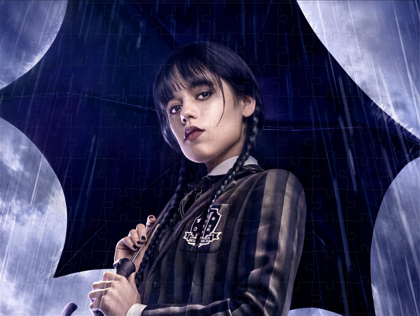 Дървен Пъзел Wednesday 120 части + Подарък Магнит